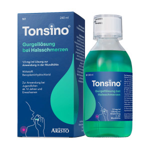 Tonsino Gurgellösung bei Halsschmerzen