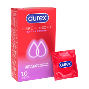 Durex Gefühlsecht Extra Feucht Kondome