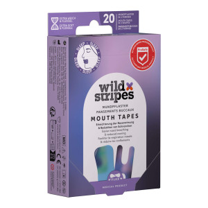 Wild Stripes Mund-Tapes - Sunset Design