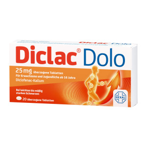 Diclac Dolo 25 mg überzogene Tabletten
