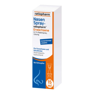 Nasenspray ratiopharm für Erwachsene und Kinder