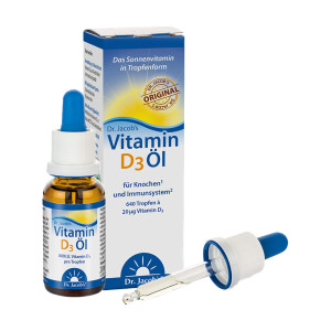 Dr. Jacob's Vitamin D3 Öl 640 Tropfen 800 IE D3 vegetarisch