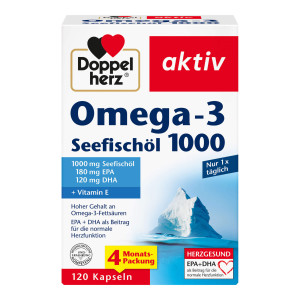 Doppelherz aktiv Omega-3 Seefisch&ouml;l 1000 Kapseln