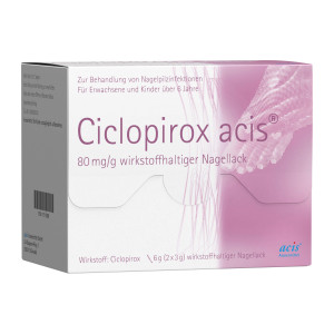 Ciclopirox acis 80 mg/g wirkstoffhaltiger Nagellack