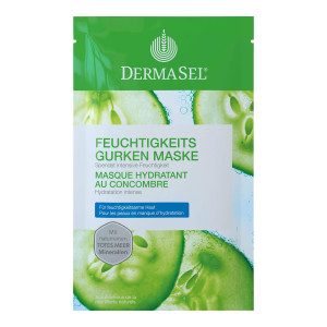 DermaSel Feuchtigkeits Gurken Gelmaske