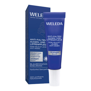 Weleda Anti-Falten Augen & Lippen Blauer Enzian & Edelweiß