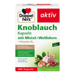 Doppelherz aktiv Knoblauch + Mistel + Weißdorn + Vitamin B1
