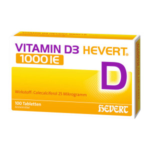 Vitamin D3 Hevert 1.000 I.E. Tabletten
