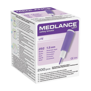 Medlance plus Lite Sicherheitslanzetten 25 G