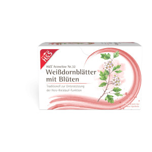 H&S Weißdornblätter mit Blüten