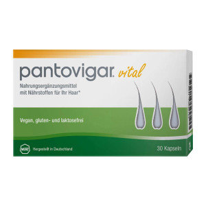 Pantovigar vital Kapseln mit Nährstoffen für Haare