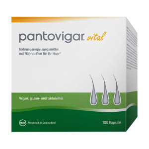 Pantovigar vital Kapseln mit Nährstoffen für Haare