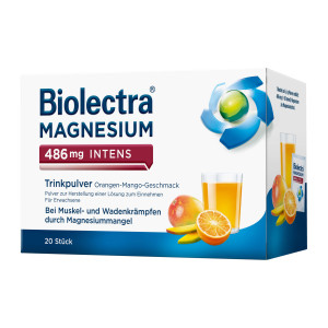 Biolectra Magnesium 486 mg intens Trinkpulver Orangen-Mango