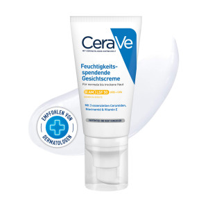 CeraVe Feuchtigkeitsspendende Gesichtscreme mit LSF 50