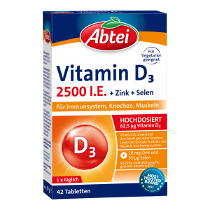 Abtei Vitamin D3 2500 I.E. Tabletten