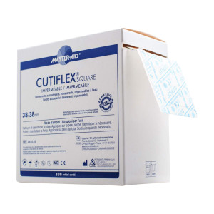 Cutiflex Wasserfestes Folienpflaster quadratisch