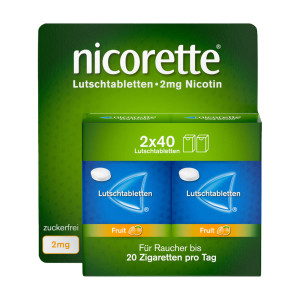 Nicorette Fruit 2 mg Lutschtabletten gepresst