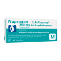 Naproxen 1A Pharma 250 mg bei Regelschmerzen Tabletten