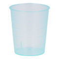 Einnehmeglas Kunststoff 30 ml Blau