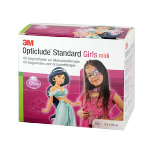 Opticlude 3M Disney Pflaster Girls Midi 2538mdpg-100