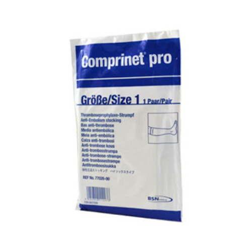 Comprinet pro Strumpf Knielang Größe 1 Weiß
