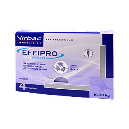 Effipro 134 Mg Pip.Lsg.Z.Auftropf.F.Mittelgr.Hund