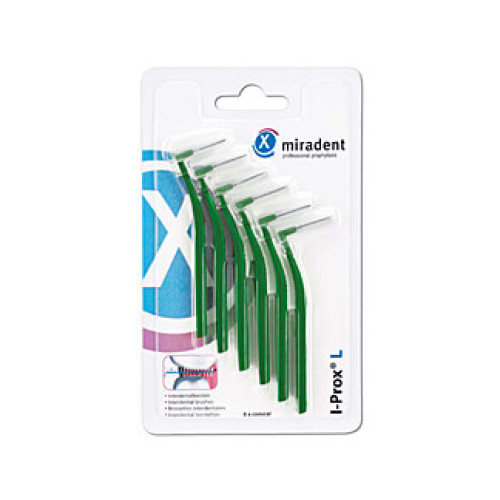 Miradent Interdentalbürste I-Prox L 0,7 mm grün