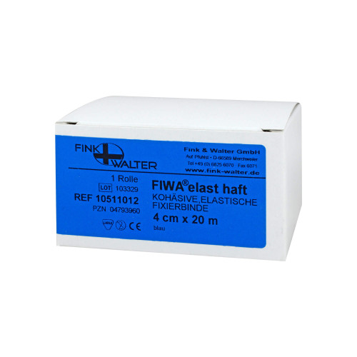 Fixierbinde kohäsiv elastisch 4 cmx20 m blau