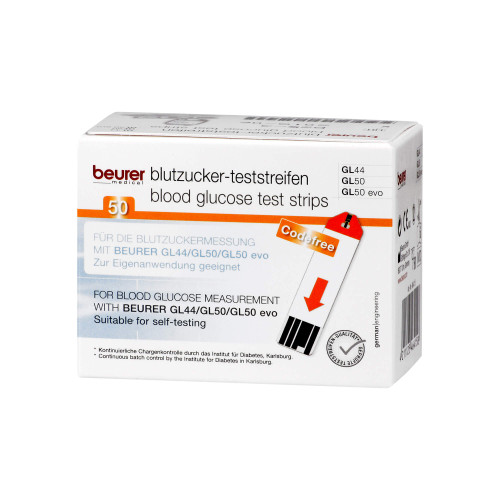 Beurer Blutzuckerteststreifen GL44 und GL50