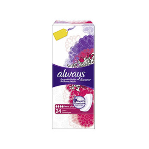 Always Discreet Inkontinenz Slipeinlagen Plus