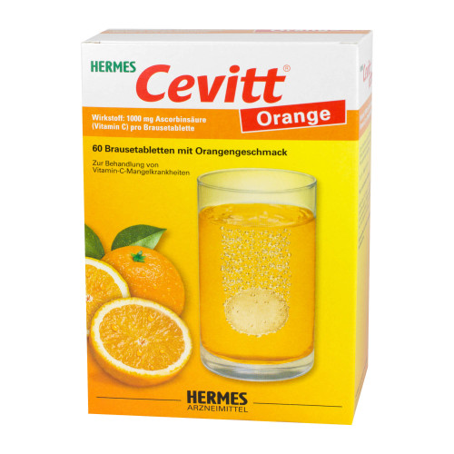 Hermes Cevitt Orange Brausetabletten mit Orangengeschmack