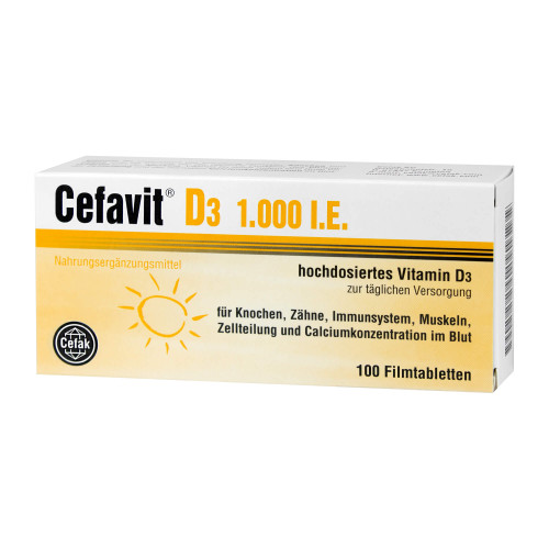Cefavit D3 1.000 I.E. Filmtabletten