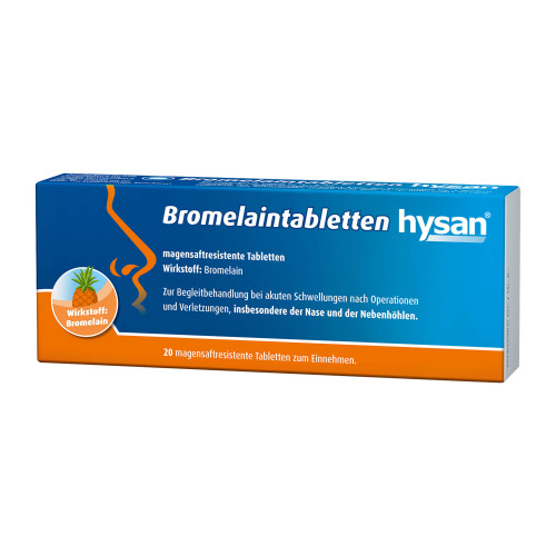 Bromelain Tabletten Hysan Magensaftresistente Tabletten