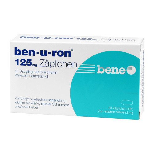 ben-u-ron 125 mg Zäpfchen für Kinder ab 6 Monaten
