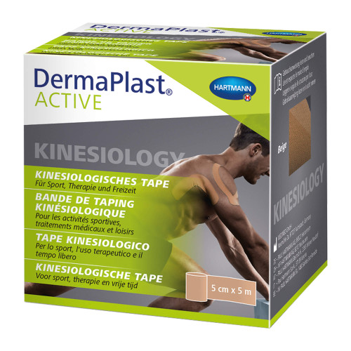 DermaPlast ACTIVE Kinesiologie Tape beige, 5 cm x 5 m