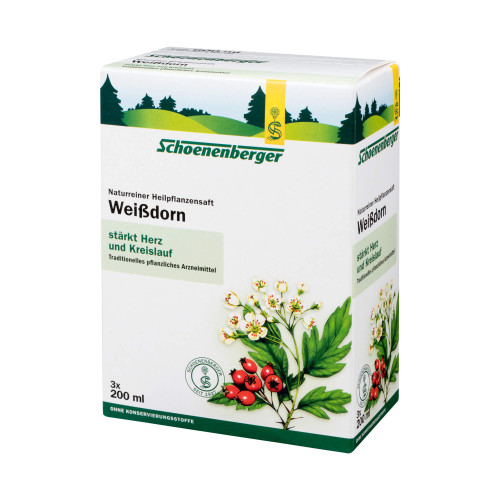 Weißdorn Saft Schoenenberger