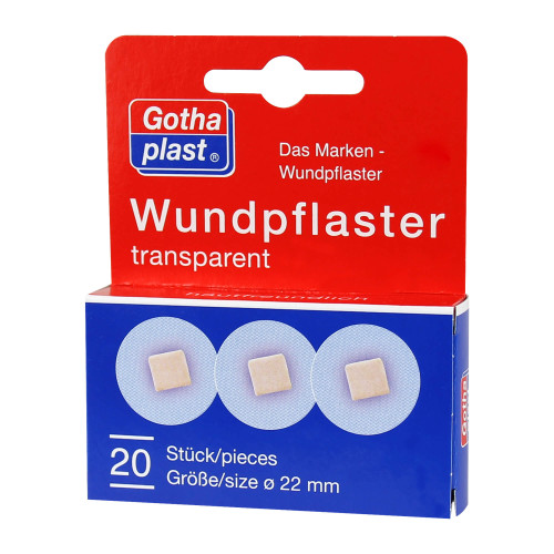 Gothaplast Wundpflaster 2,2 cm transparent