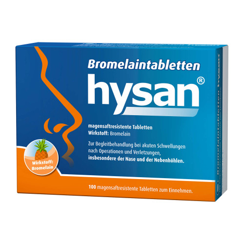 Bromelain Tabletten Hysan Magensaftresistente Tabletten