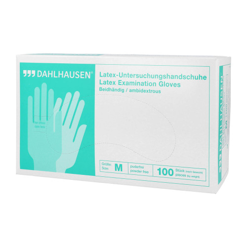 Latex Handschuhe ungepudert Größe M