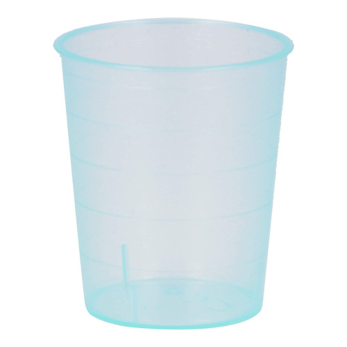 Einnehmeglas Kunststoff 30 ml Blau