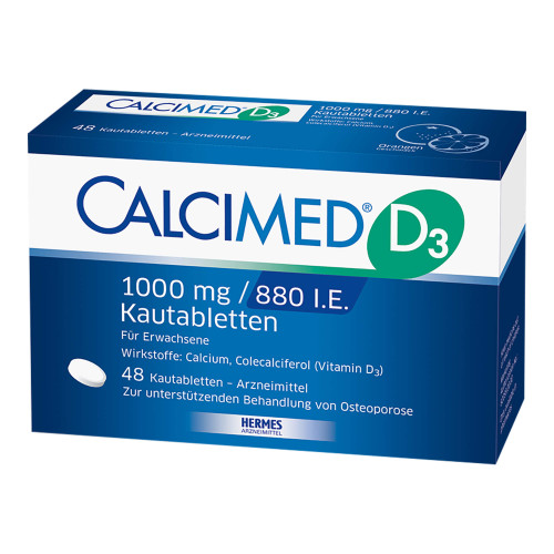 Calcimed D3 1000 mg/880 I.E. Kautabletten