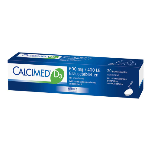 Calcimed D3 600 mg / 400 I.E. Brausetabletten