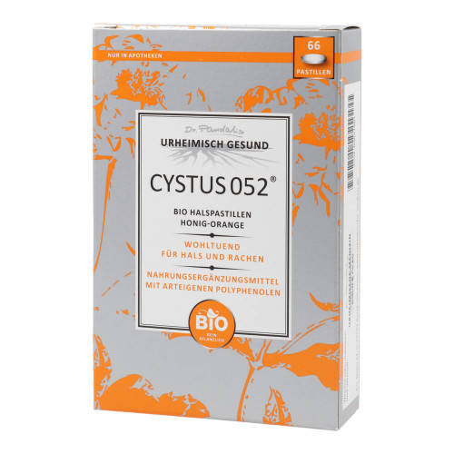Cystus 052 Bio Halspastillen Honig-Orange