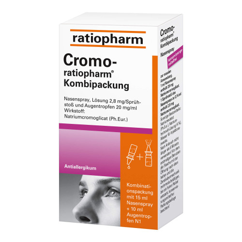 Cromo-ratiopharm Nasenspray Augentropfen Kombipack