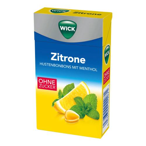 Wick Hustenbonbons Zitrone & Menthol