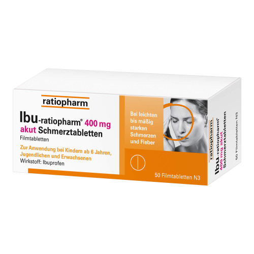 Ibu ratiopharm 400 mg akut Schmerztabletten