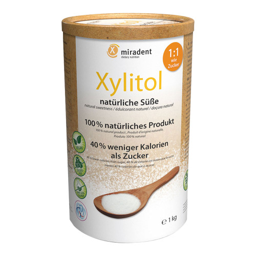 Miradent Xylitol Zuckerersatz Pulver