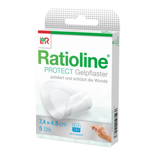 Ratioline PROTECT Gelpflaster 7,4 x 4,5 cm