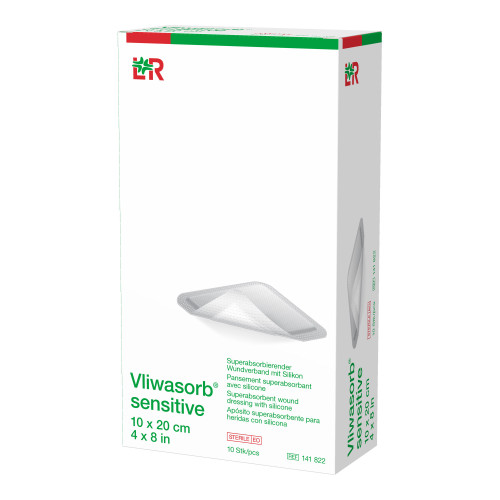 Vliwasorb sensitive Superabsorb. Wundverband 10x20 cm
