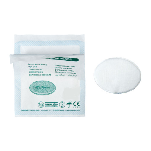 Nobalumenal Augenkompresse, steril 54 mm x 75 mm
